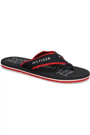 Tommy Hilfiger Herren Sandalen - SPORTY HILFIGER BEACH SANDAL - blau