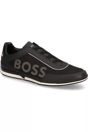 HUGO BOSS Herren Sneakers - Saturn_Slon_nylg - schwarz