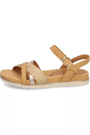 Tamaris Damen Sandalen - Sandale - beige