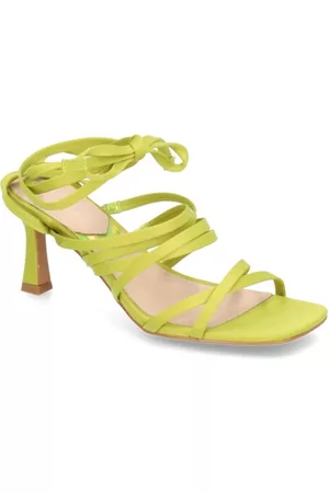 Kate Gray Damen Sandalen - Textil Sandale - grün