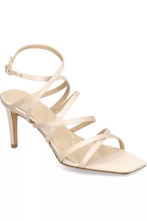 Tamaris Damen Sandalen - Textil Sandale - beige