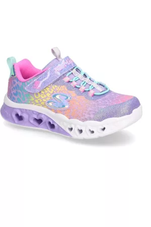 Skechers Kinder Sneakers - FLUTTER HEART LIGHTS - LOVES WILD - lila