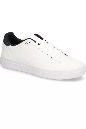 Tommy Hilfiger Herren Sneakers - MODERN ICONIC COURT CUP LEATHER - weiss