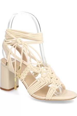 Kate Gray Damen Sandalen - Textil Sandale - beige