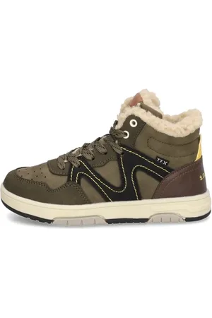 QS by s.Oliver Lederimitat Sneaker Mid Cut