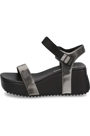 Calvin Klein WEDGE BLOCK SANDAL METALLIC DC