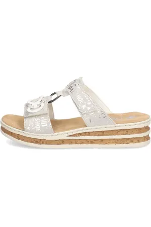 Rieker Lederimitat Pantoffel