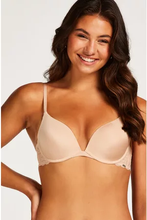 Hunkemöller Damen Bügel BHs - Vorgeformter Push-up-Bügel-BH Angie Beige