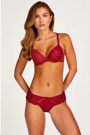 Hunkemöller Damen Strings - Boxerstring Yvenne Rot