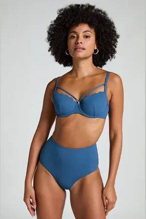 Hunkemöller Scallop High-Waist Rio-Bikini-Unterteil