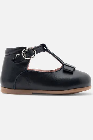 Jacadi Baby-T-Riemchenschuhe aus Glattleder für Mädchen