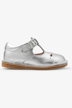 Jacadi Riemchenschuhe für Mädchen aus Lamé-Leder