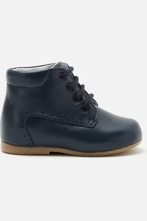 Jacadi Unisex-Lauflernstiefeletten aus Glattleder