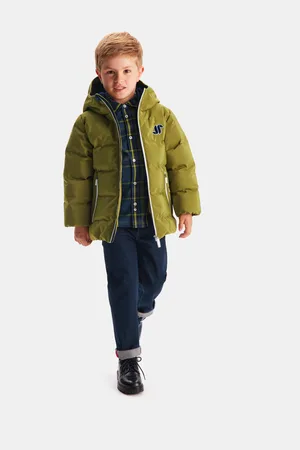 Jacadi Steppjacke mit Kapuze für Jungen