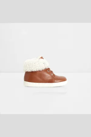 Jacadi Schnürstiefel aus Leder mit Schafswolle
