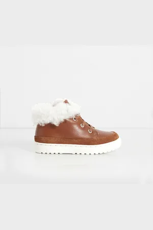 Jacadi Schnürstiefel aus Leder mit Schafswolle