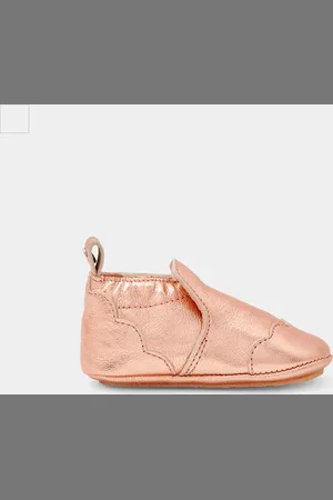 Jacadi Baby-Krabbelschuhe für Mädchen aus irisierendem Leder