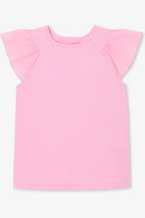 Jacadi T-Shirt mit Volantärmeln für Mädchen