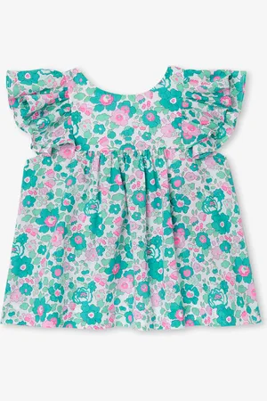 Jacadi Bluse für Mädchen aus Liberty-Stoff