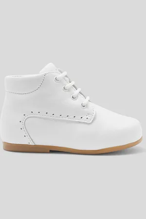 Jacadi Unisex-Lauflernstiefeletten aus Glattleder