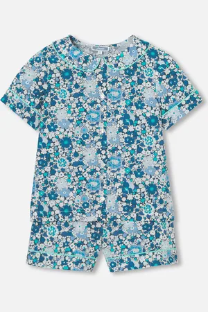 Jacadi Kurzer Mädchenpyjama aus Liberty-Stoff