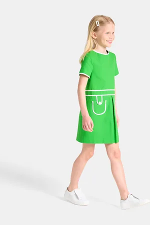 Jacadi Mädchenkleid aus Wabenpikee