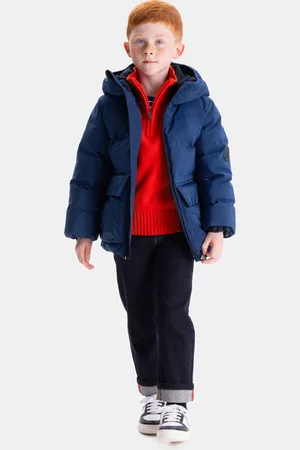 Jacadi Steppjacke mit Kapuze für Jungen