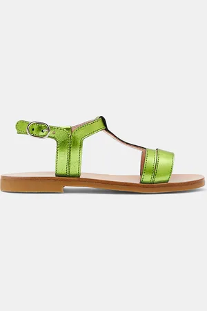 Jacadi Sandalen aus irisierendem Leder für Mädchen