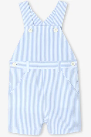 Jacadi Kurze Latzhose für Jungen aus Seersucker