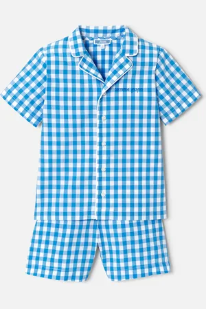 Jacadi Kurzer Pyjama mit Vichy-Karos für Jungen