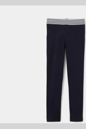 Jacadi Mädchenleggings aus Baumwollpikee