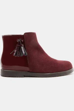 Jacadi Kinder-Stiefel aus zwei Materialien für Mädchen