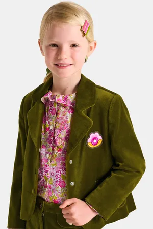 Jacadi Blazer für Mädchen, aus glattem Samt