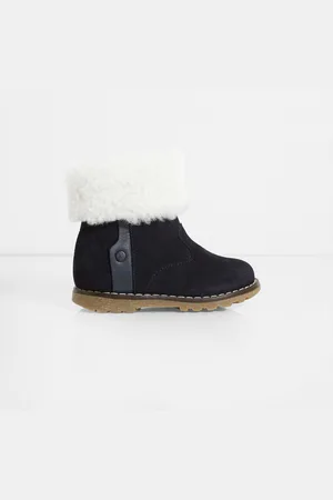 Jacadi Boots mit Schafsfellkrempe