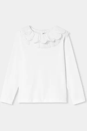 Jacadi T-Shirt mit Kragen für Mädchen