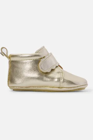 Jacadi Baby-Krabbelschuhe für Mädchen aus irisierendem Leder