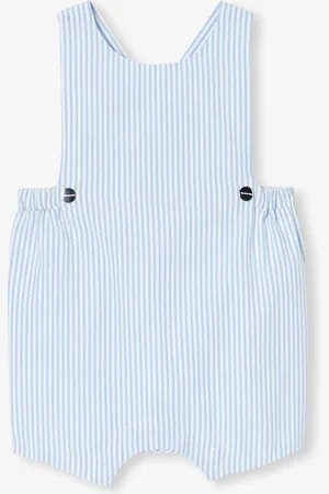 Jacadi Kurze Latzhose aus Seersucker für Jungen