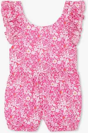Jacadi Kurzoverall für Mädchen aus Liberty-Stoff
