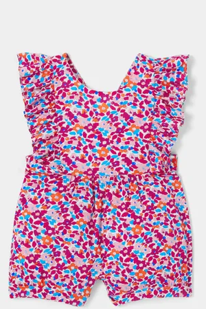 Jacadi Kurzoverall aus Liberty-Stoff für Mädchen