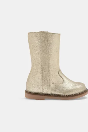 Jacadi Babystiefel aus Lamé-Leder für Mädchen