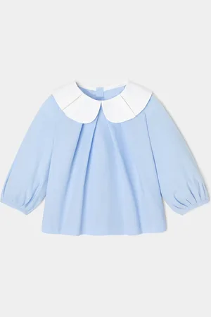 Jacadi Bluse aus Fil-à-Fil-Baumwolle für Mädchen