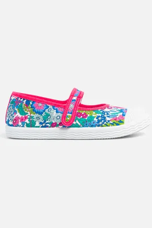 Jacadi Riemchenschuhe aus Liberty-Stoff für Mädchen