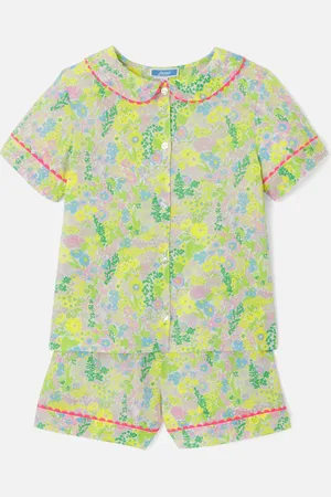 Jacadi Kurzer Mädchenpyjama aus Liberty-Stoff