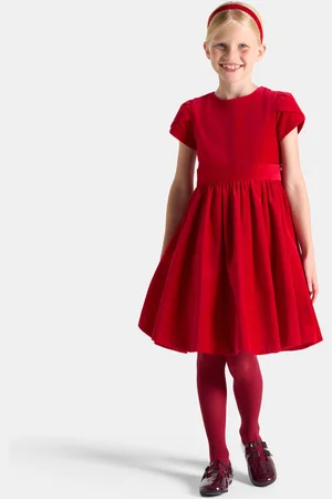 Jacadi Kleid aus Samt für Mädchen