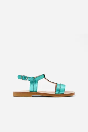 Jacadi Sandalen aus irisierendem Leder für Mädchen