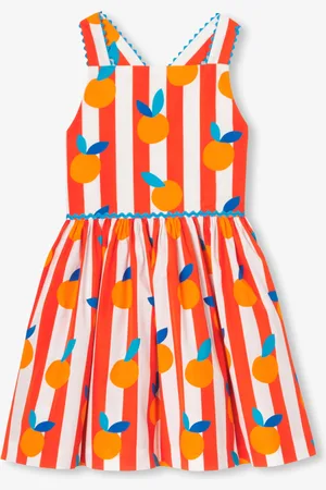 Jacadi Kleid für Mädchen mit gekreuzten Rückenträgern