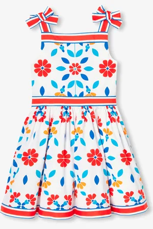 Jacadi Kleid für Mädchen aus Popeline