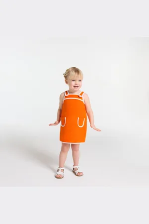 Jacadi Kleid aus Frottee für Mädchen