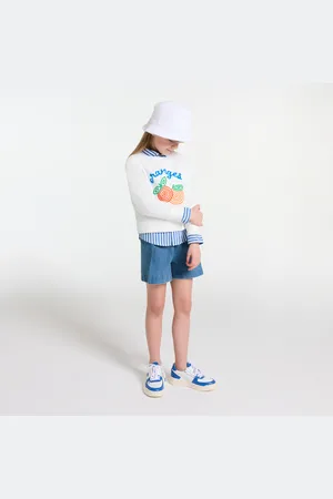 Jacadi Shorts aus Jeansstoff für Mädchen