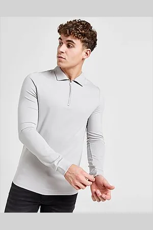 Belier Paris Long Sleeve Zipped Poloshirt